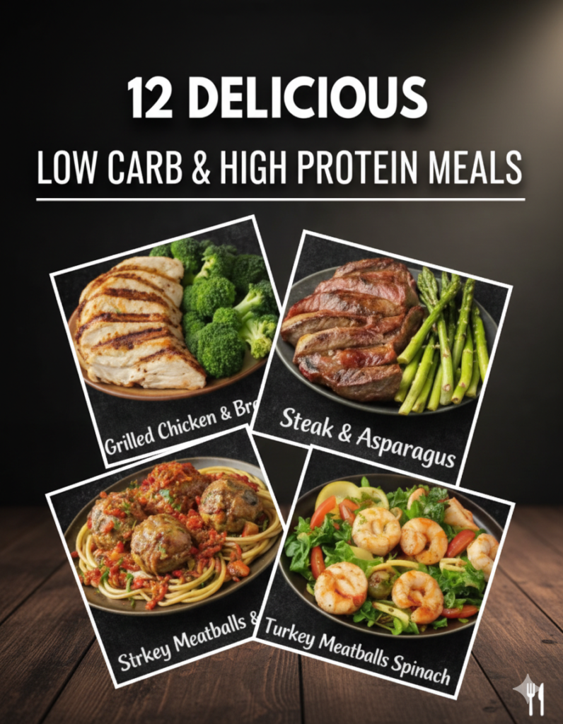 12 Delicious Low Carb & High Protein Meals to Fuel Your Day