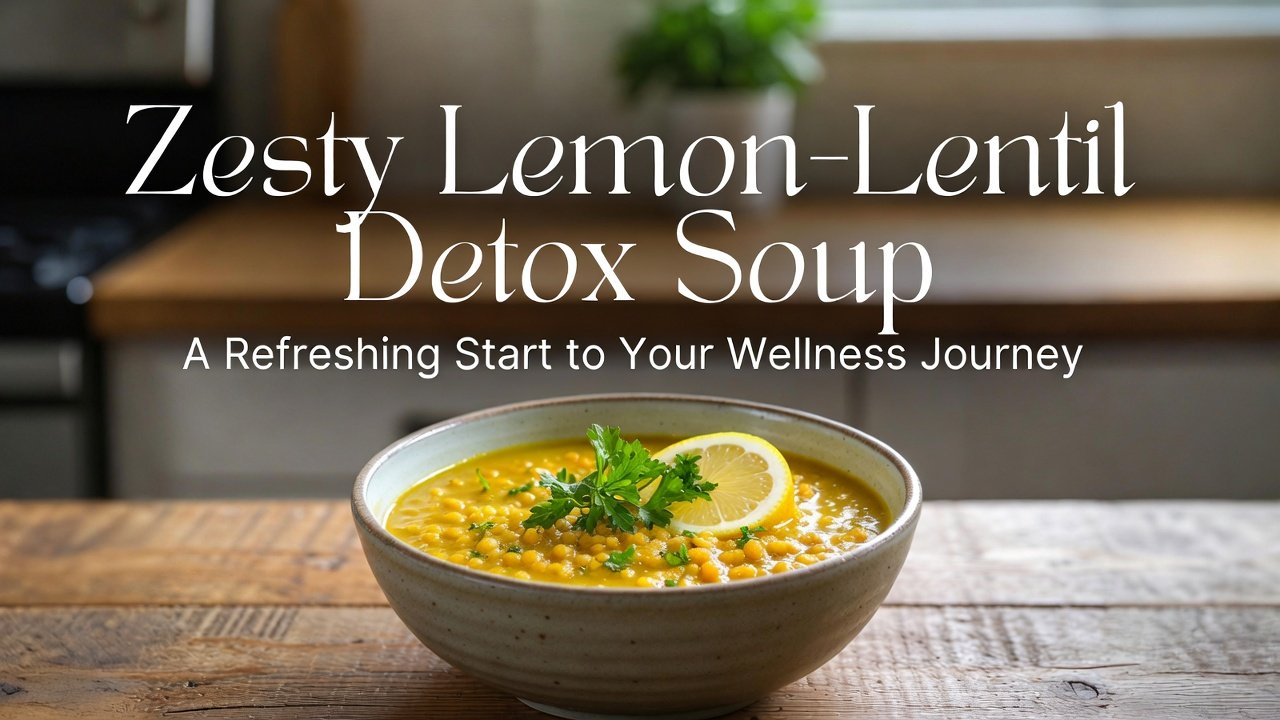 Detailed Recipe: Zesty Lemon-Lentil Detox Soup