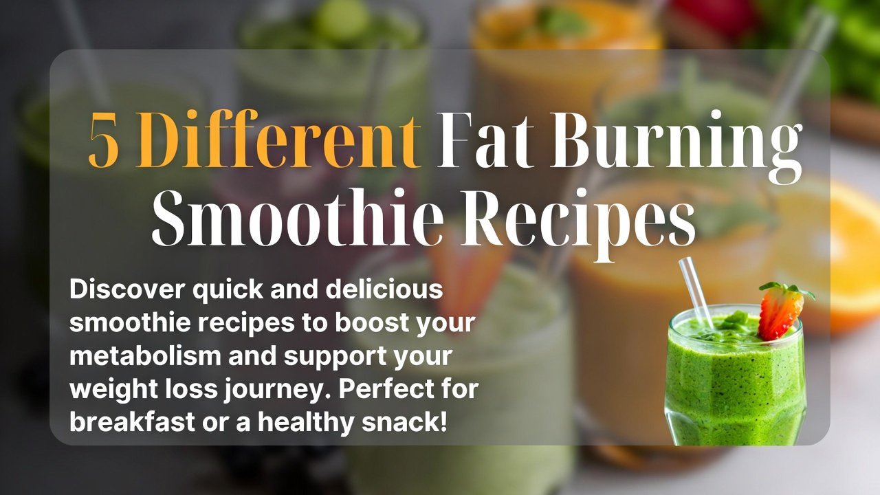 5 Different Fat Burning Smoothie Recipes for a Refreshing Lifestyle Boost