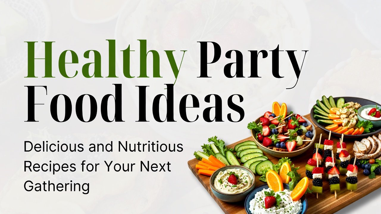 Healthy Party Food Ideas: Easy & Delicious Recipes to Impress
